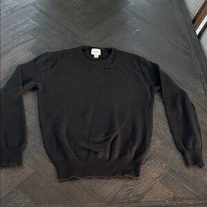 J. Crew Men's Black Crewneck Sweater